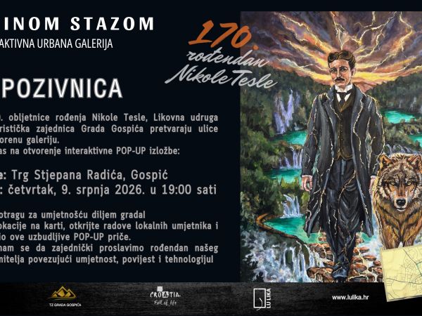 POP-UP izložba “Teslinom stazom - Interaktivna urbana galerija”